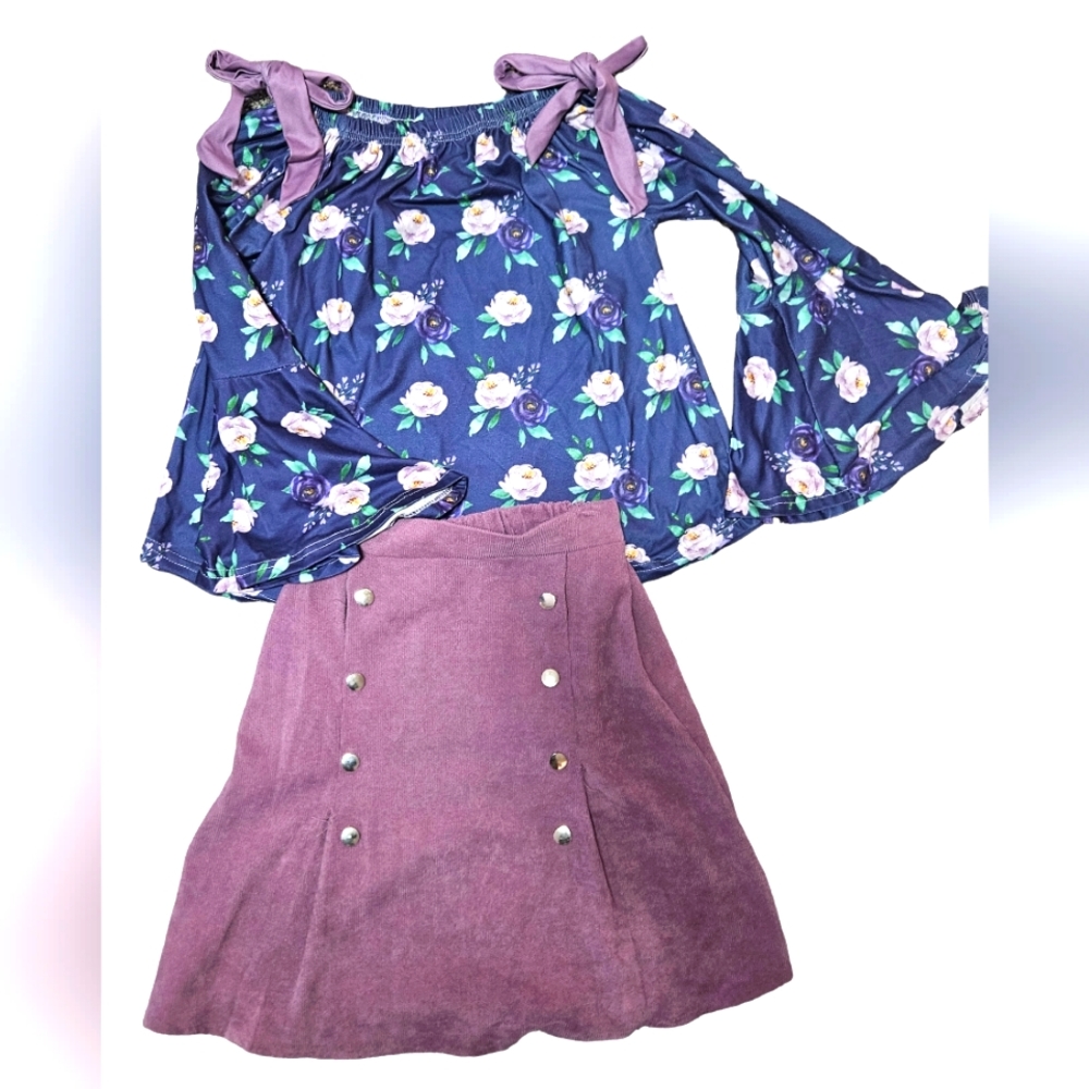 Girls skirt set